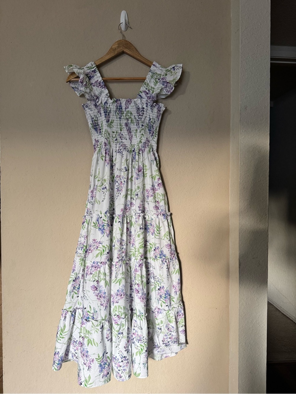 Hill House Ellie Nap Dress in Wisteria Floral Size XS - Picture 3 of 6